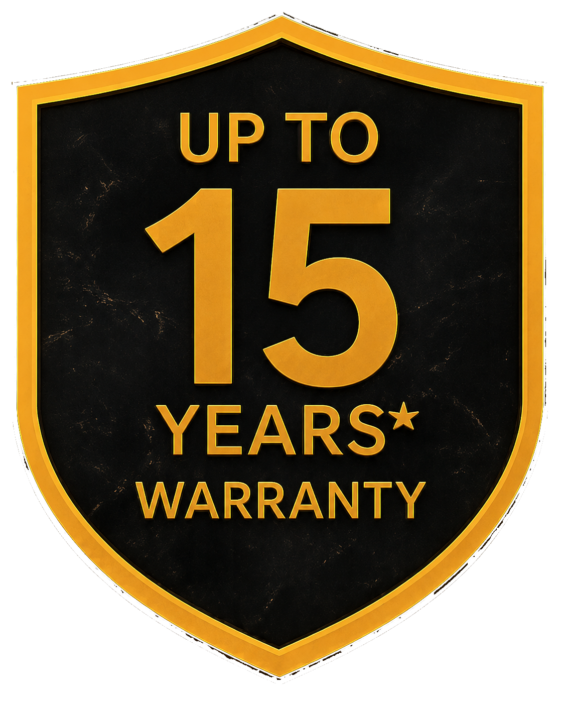 Up to 15 Years Warranty